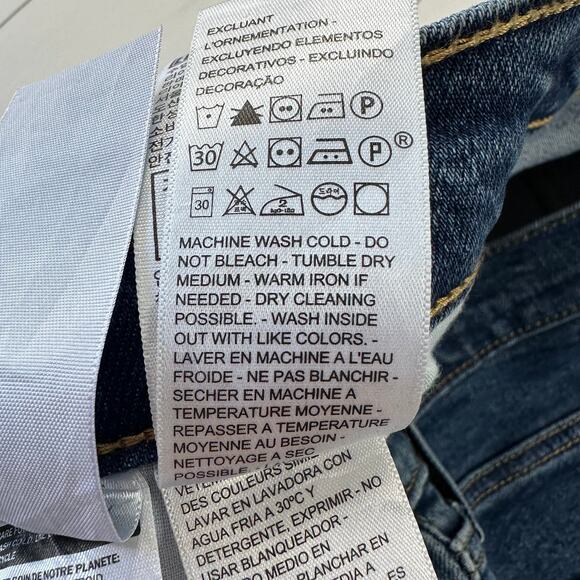 Levi's Blue Straight Leg Women's Jeans - Picture 6 of 14